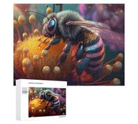 500 PCS Jigsaw Puzzles for Teenagerss Jigsaw Bee 1 Puzzles for Adults Brain Teaser Game But Fun And Humorous Help The Brain Exercise 500 PCS