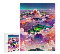 500 PCS Jigsaw Puzzles for Teenagerss Jigsaw Cloudy Fantasy Landscape Puzzle for Adults Relax Games Improve Memory for Birthday, Chrismas 500 PCS