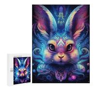 500 PCS Jigsaw Puzzles for Teenagerss Jigsaw Colorful Fantasy Bunny Jigsaw Hands-on Game Improve Memory for Birthday, Chrismas 500 PCS