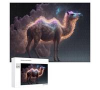 500 PCS Jigsaw Puzzles for Teenagerss Jigsaw Cosmic Camel in Space Puzzle for Adults Relax Games Improve Memory for Birthday, Chrismas 500 PCS