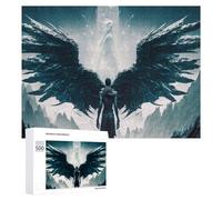 500 PCS Jigsaw Puzzles for Teenagerss Jigsaw Dark Angel's Ascension Puzzle for Adults Relax Games Improve Memory for Birthday, Chrismas 500 PCS