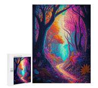 500 PCS Jigsaw Puzzles for Teenagerss Jigsaw Enchanted Forest Pathway -11 Adult Jigsaw Brain Teaser Game Hand Speed Race Stress Reduction Gifts 500 PCS