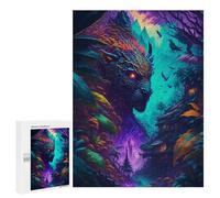 500 PCS Jigsaw Puzzles for Teenagerss Jigsaw Enchanted Forest with Mythical Creature Adult Jigsaw Puzzle Hands-on Game Hand Speed Race for Birthday, Chrismas 500 PCS