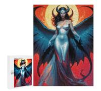 `500 PCS Jigsaw Puzzles for Teenagerss Jigsaw Gorgeous Goddess Lilith Jigsaw for Adults Family Games Birthday Present Deal As Gifts for The Whole Family 500 PCS