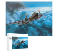 500 PCS Jigsaw Puzzles for Teenagerss Jigsaw Heinkel He 219 Puzzles for Adults Brain Teaser Game But Fun And Humorous Help The Brain Exercise 500 PCS