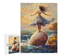 `500 PCS Jigsaw Puzzles for Teenagerss Jigsaw Impressionist Inspired Birth of Venus Jigsaw for Adults Family Games Birthday Present Deal As Gifts for The Whole Family 500 PCS