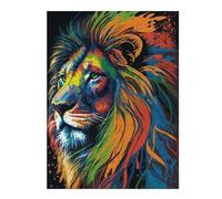 500 PCS Jigsaw Puzzles for Teenagerss Jigsaw Lion Art Series Style 3 Jigsaw for Adults Relaxing Games Improve Memory Unique Birthday And Gifts 500 PCS