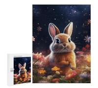 500 PCS Jigsaw Puzzles for Teenagerss Jigsaw Magical Bunny Garden Jigsaw Hands-on Game Improve Memory for Birthday, Chrismas 500 PCS