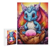 500 PCS Jigsaw Puzzles for Teenagerss Jigsaw Rainbow Dragon Hatchling Jigsaw Hands-on Game Improve Memory for Birthday, Chrismas 500 PCS