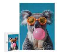 500 PCS Jigsaw Puzzles for Teenagerss Koala BubbleGum Puzzles for Adults Brain Teaser Game Analysis And Logic Christmas Birthday Gifts 500 PCS