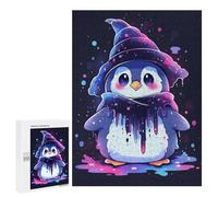 500 PCS Jigsaw Puzzles for Teenagerss Magical Penguin Wizard Jigsaw for Adults Hands-on Game Difficult Hard Unique Birthday And Gifts 500 PCS