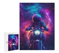500 PCS Jigsaw Puzzles for Teenagerss Motor Astronaut in Space Adult Jigsaw Toy Wall Decor Precision Cutting Unique Birthday And Gifts 500 PCS