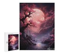 500 PCS Jigsaw Puzzles for Teenagerss Mystical Moonlit Forest Jigsaws for Adults Relax Games Wall Decoration Help The Brain Exercise 500 PCS