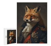 500 PCS Jigsaw Puzzles for Teenagerss Napoleon Red Fox Portrait Puzzles for Adults DIY Toys Difficult Challenge Stress Reduction Gifts 500 PCS