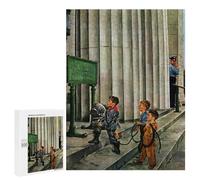 500 PCS Jigsaw Puzzles for Teenagerss On The Stairs Puzzles for Adults Brain Teaser Game Analysis And Logic Christmas Birthday Gifts 500 PCS