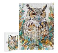 500 PCS Jigsaw Puzzles for Teenagerss Owl Natural Puzzles for Adults Brain Teaser Game Analysis And Logic Christmas Birthday Gifts 500 PCS