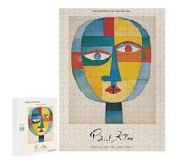 500 PCS Jigsaw Puzzles for Teenagerss Paul Klee Face Puzzle For Teenagerss Difficult Challenge Educational Challenge Family Fun & Game Night 500 PCS