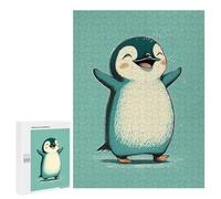 500 PCS Jigsaw Puzzles for Teenagerss Penguin Happy Adult Jigsaw Toy Wall Decor Precision Cutting Unique Birthday And Gifts 500 PCS