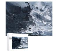 500 PCS Jigsaw Puzzles for Teenagerss Samurai Vs. Ghost Epic Battle Jigsaw Puzzle Toy Wall Decor Difficult Hard Unique Birthday And Xmas Gifts 500 PCS
