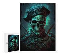 500 PCS Jigsaw Puzzles for Teenagerss Skull King with Crown Jigsaw Puzzle Toy Wall Decor Difficult Hard Unique Birthday And Xmas Gifts 500 PCS