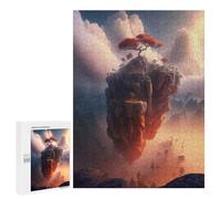 500 PCS Jigsaw Puzzles for Teenagerss The Floating Castle Puzzles for Adults Brain Teaser Game Analysis And Logic Christmas Birthday Gifts 500 PCS