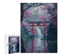 500 PCS Jigsaw Puzzles for Teenagerss Torii Gate Fuji Mount Adult Jigsaw Toy Wall Decor Precision Cutting Unique Birthday And Gifts 500 PCS