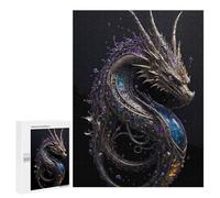 500 PCS Jigsaw Puzzles for Teenagerss Water Steampunk Dragon Puzzles for Adults Brain Teaser Game Analysis And Logic Christmas Birthday Gifts 500 PCS