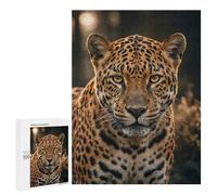500 PCS Jigsaw Puzzles for Teenagerss Wild Jaguar Portrait Puzzle For Teenagerss Difficult Challenge Educational Challenge Family Fun & Game Night 500 PCS