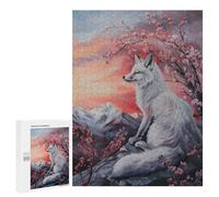 500 PCS Jigsaw Puzzles Fox Magical Fairy Tale Art Jigsaw for Teenagerss Precision Cutting Fun Activities at Home Challenging Game And Family Play 500 PCS