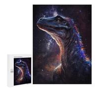 500 PCS Jigsaw Puzzles Galactic Dinosaur Art Print-2 Jigsaw Puzzles for Teenagerss But Fun And Humorous Every Piece Is Unique - Learning Educational Toys 500 PCS