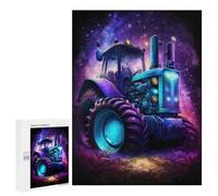 500 PCS Jigsaw Puzzles Galactic Tractor Adventure-5 Jigsaw Puzzles for Teenagerss But Fun And Humorous Every Piece Is Unique - Learning Educational Toys 500 PCS