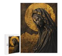 500 PCS Jigsaw Puzzles Golden Religious Icon Painting Puzzles for Teenagers Enhance Memory Difficult And Challenge Brainteaser Family Games 500 PCS