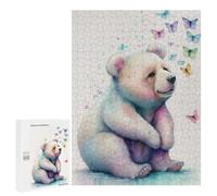 500 PCS Jigsaw Puzzles Happy Little Teddy Bear Jigsaw Puzzles for Teenagerss But Fun And Humorous Every Piece Is Unique - Learning Educational Toys 500 PCS
