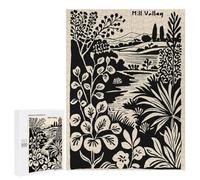 500 PCS Jigsaw Puzzles Mill Valley Landscape Illustration Jigsaw for Teenagerss Precision Cutting Fun Activities at Home Challenging Game And Family Play 500 PCS
