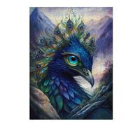 500 PCS Jigsaw Puzzles Peacock Mythical Land Adult Jigsaw Puzzle Hands-on Game Hand Speed Race Unique Gifts for Birthday And Christmas 500 PCS