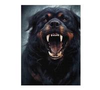 500 PCS Jigsaw Puzzles- Rottweiler Dogs Jigsaws for Adults Brain Teaser Game Precision Cutting Deal As Gifts for The Whole Family 500 PCS