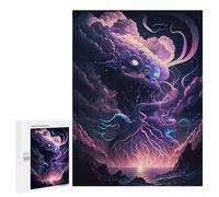 500 PCS Jigsaw Puzzles Thunderstorm Monster Jigsaw Puzzles for Teenagerss But Fun And Humorous Every Piece Is Unique - Learning Educational Toys 500 PCS