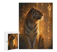 500 PCS Jigsaw Puzzles- Tiger in Amazon Rainforest Puzzle For Teenagers Family Activities for Birthday, Chrismas Unique Birthday And Gifts 500 PCS