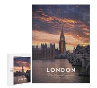 500 PCS Jigsaw Puzzles WESTMINSTER Jigsaw for Adults Fun Games Perfect Decoration Unique Gifts for Birthday And Christmas 500 PCS