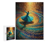 500 PCS Jigsaw Puzzles Whirling Dervish Art Print Puzzles for Teenagers Enhance Memory Difficult And Challenge Brainteaser Family Games 500 PCS
