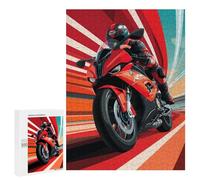 500 PCS Jigsaw Racing Motorcycle Speed Art Jigsaws for Adults Puzzle But Fun And Humorous Challenging To Complete Unique Birthday And Xmas Gifts 500 PCS