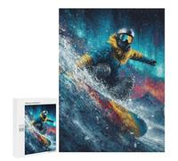 500 PCS Jigsaw Snowboarding Adventure in Winter-1 Jigsaws for Adults Puzzle Stress Reliever Parent-child Interaction Unique Birthday And Xmas Gifts 500 PCS
