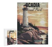500 PCS Jigsaws Adults Puzzles Acadia National Park Jigsaw Puzzle Family Game Analysis And Logic Parent-child Interaction 500 PCS