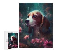 500 PCS Jigsaws Adults Puzzles Beagle Dog Legendary Jigsaw Puzzle Family Game Analysis And Logic Parent-child Interaction 500 PCS