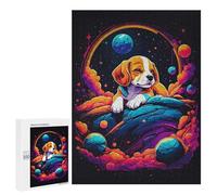 500 PCS Jigsaws Adults Puzzles Beagle Puppy Sleeping Jigsaws for Adults Toy Wall Decor Home Decoration for Is Ideal As A Gift 500 PCS