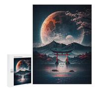 500 PCS Jigsaws Adults Puzzles Beutiful View in Japan Jigsaw for Adults Toy Wall Decor Perfect Decoration for Is Ideal As A Gift 500 PCS