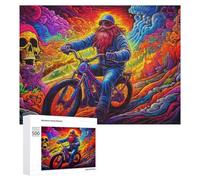 500 PCS Jigsaws Adults Puzzles Biker Journey Adult Puzzles DIY Toys But Fun And Humorous Unique Gifts for Birthday And Christmas 500 PCS