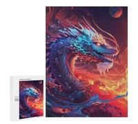 500 PCS Jigsaws Adults Puzzles Celestial Fire Serpent Jigsaw for Adults Toy Wall Decor Perfect Decoration for Is Ideal As A Gift 500 PCS