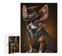 500 PCS Jigsaws Adults Puzzles Chihuahua Dog Jigsaw for Adults Toy Wall Decor Perfect Decoration for Is Ideal As A Gift 500 PCS