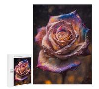 500 PCS Jigsaws Adults Puzzles Cosmic Rose Bloom-1 Adult Puzzles Relaxing Games Precision Cutting Unique Gifts for Birthday And Christmas 500 PCS